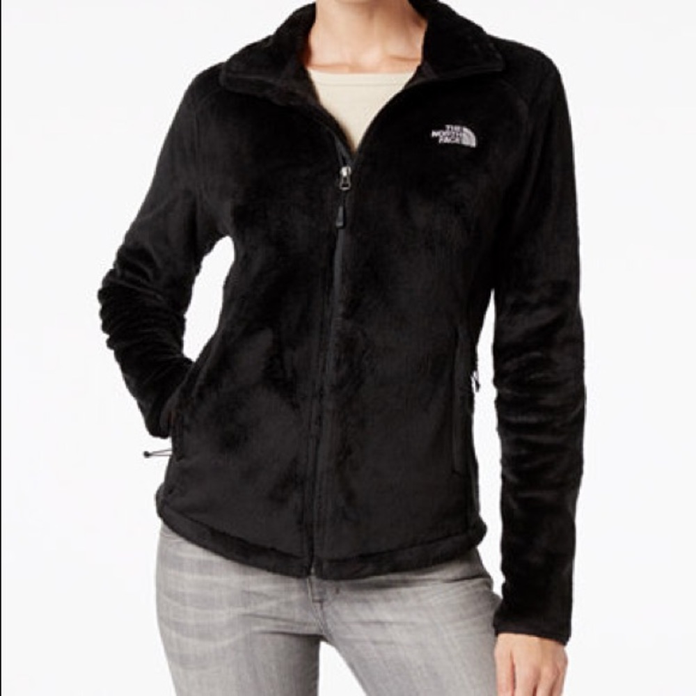 Black North Face Fleece Jacket Size Small